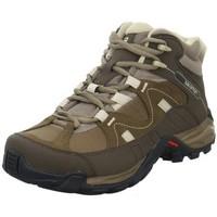 salomon hillpass mid gtx mens shoes trainers in brown