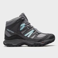 salomon womens mudstone gore tex hiking boot light grey light grey