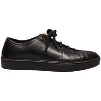 santoni mbgu2021ngnephou55 mens shoes trainers in black
