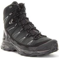 salomon x ultra trek goretex mens walking boots in black