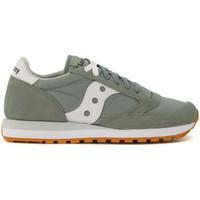 saucony sneaker jazz in suede and light green nylon mens shoes trainer ...