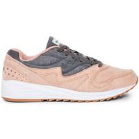 saucony grid 8000 trainers pink mens shoes trainers in pink