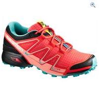 salomon womens speedcross vario running shoe size 5 colour red