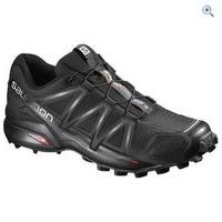 salomon mens speedcross 4 trail running shoe size 9 colour black silve ...