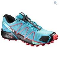 salomon womens speedcross 4 trail running shoe size 4 colour blue blac ...