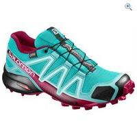 salomon womens speedcross 4 gtx trail running shoe size 7 colour turqu ...