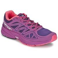 salomon sonic aero w womens running trainers in purple