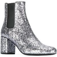Saint Laurent 447320GM6008114 women\'s Low Ankle Boots in Silver