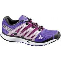 salomon xscream womens running trainers in purple