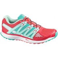 salomon xscream w womens running trainers in red