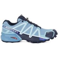 salomon speedcross 4 cs w womens shoes trainers in blue