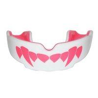 Safejawz Extro Series Self-Fit Pink Fangs Gum Shield - Youth - White