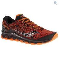 saucony nomad tr mens trail running shoe size 8 colour red and black