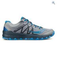 saucony caliber tr womens trail running shoe size 7 colour grey blue