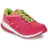 salomon sense pulse woman womens running trainers in pink