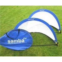 samba soccer elite pop up goal 4ft round blue