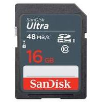 sandisk 16gb ultra sdhc card 48mbs