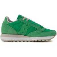 Saucony Sneaker Jazz in sage green suede and nylon women\'s Shoes (Trainers) in green