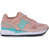 saucony sneaker shadow rosa e verde acqua womens shoes trainers in pin ...