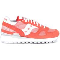 Saucony Sneaker Shadow in salmon suede and fabric women\'s Trainers in pink