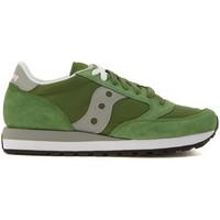 Saucony Sneaker Jazz in green suede and nylon women\'s Trainers in green