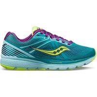 saucony swerve womens running trainers in green