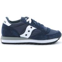 Saucony Sneaker mod. Jazz Original in suede and blue fabric with white women\'s Trainers in blue