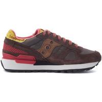 saucony sneaker shadow limited edition in brown suede and mesh fabric  ...