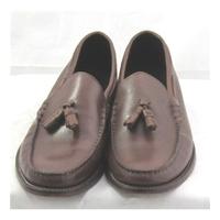 Sartorial, size 8.5 brown leather loafers