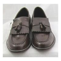 Sartorial at M&S, size 10 brown leathers loafers