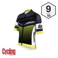 Santini Interactive 3 Short Sleeve Jersey - Yellow, Medium