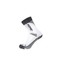 Santini 365 Men\'s Comp 2 Profile Coolmax Socks - White/black, X-large/2x-large