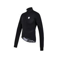 Santini Fashion Beta Wind Stopper Jacket - Black, Medium