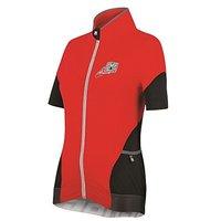 Santini Fs95475mear Mearsey Womens Short Sleeve Jersey - Red, 3x-large