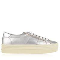 SAINT LAURENT Metallic Wedge Trainers