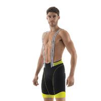 santini sp1073mig bcool mig3 pad bib short yellow x large