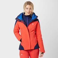 salomon womens icerocket ski jacket orange orange