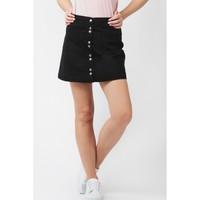 SABINA BUTTON A-LINE SKIRT