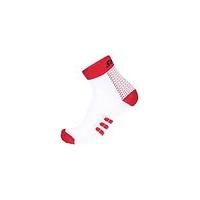 Santini 365 Men\'s One Low Profile Carbon Socks - Red, X-large/2x-large