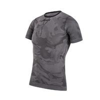 Santini Bm001gllcamo Shirt Base Layer - Grey, Small/medium