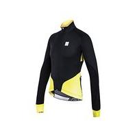 santini fashion beta wind stopper jacket blackyellow 3x large