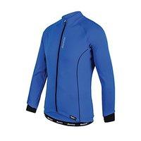 santini 365 ora long sleeve thermo fleece jersey turquoise medium