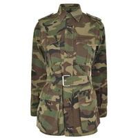 saint laurent love patch camouflage jacket