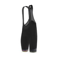 santini replica mens uci iride fashion line bib shorts black medium