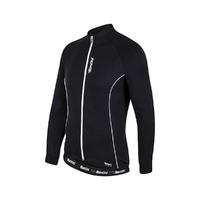 Santini 365 Ora Long Sleeve Thermo Fleece Jersey - Black, Medium