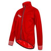 Santini 365 Gwalch Rainproof Jacket - Red, Small