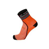 Santini Replica Men\'s De Rosa 16 Coolmax Socks - Orange, X-small/small