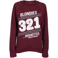 Sarah Blondies 321 Sweater Top - Wine