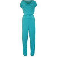 Sage Cowl Neck Jumpsuit - Turquoise