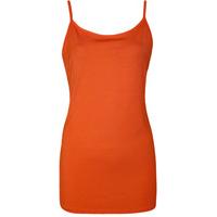 Sandra Strappy Camisole Vest Top - Orange